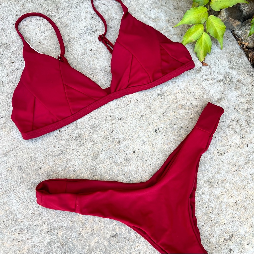No Brand Woman’s Red Swim suit